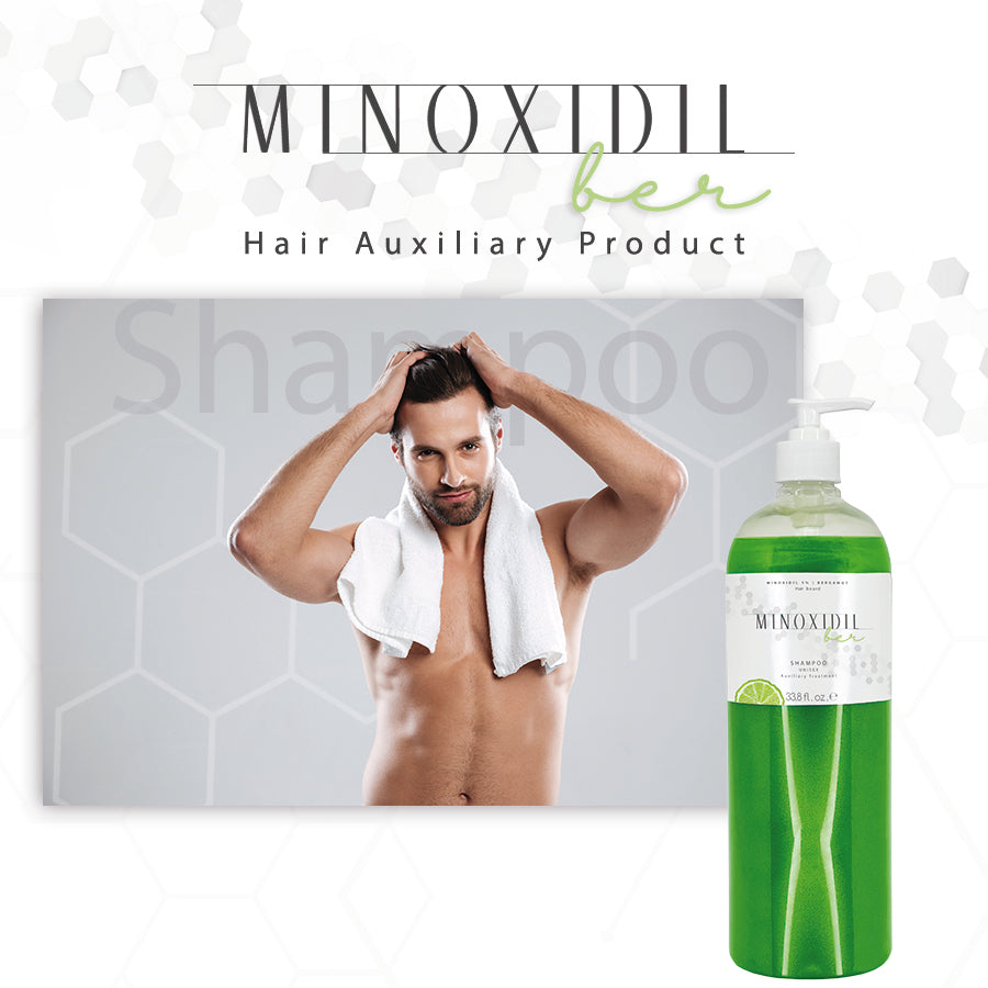 Unisex Bergamot Shampoo with Minoxidil 5% 1 L.